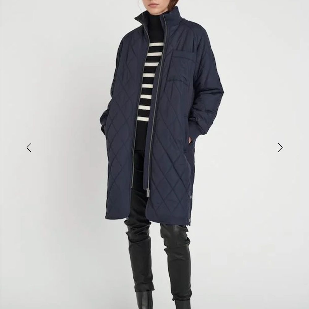 InWear Copenhagen EtkralW Quilted Coat Size 10 - Picture 1 of 16